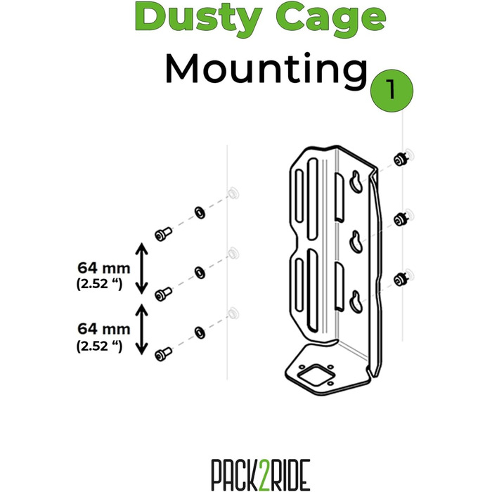 Клітка для велосипеда Dusty Cage - легка, міцна, легке транспортування