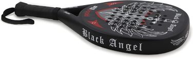 Ракетка Black Angel Padel Carbon 18K, кругла, з сумкою