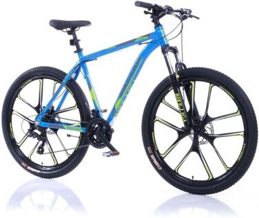 Гірський велосипед Corelli 27,5 MTB Hardtail ALU Bike, 21 швидкість, Zoom 23 Cross (океан-блакитний, 20)