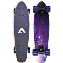 Скейтборд Apollo Fancy Vintage Mini Cruiser, дерев'яна палуба 22,5