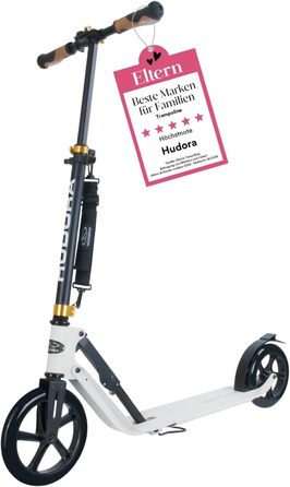 Електросамокат HUDORA BigWheel 230 - регульований, складаний, до 120 кг