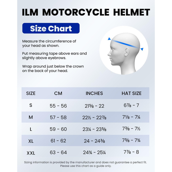 Мотошолом ILM Dual Sport Adventure з сонцезахисним козирком, сумісний з Pinlock, ECE, для мотокросу, квадроцикла, оффроуд WS902