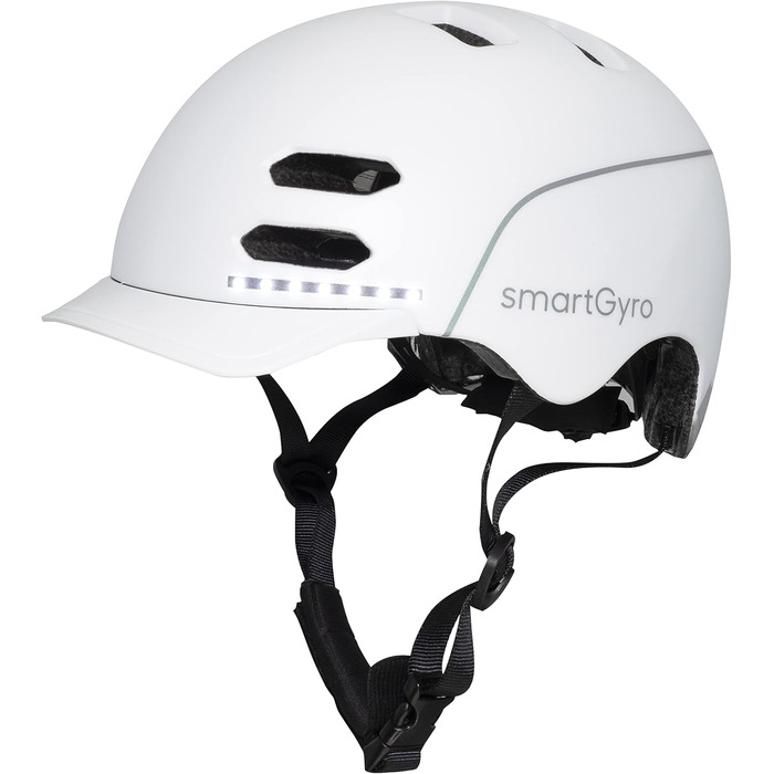 Смарт-шолом SMARTGYRO HEMET PRO Білий M Розумний шолом