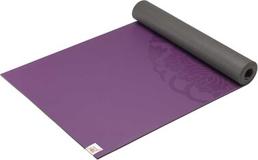 Килимок для йоги Gaiam Sol сухий хват для гарячої йоги 68'x24'x5мм фіолетовий