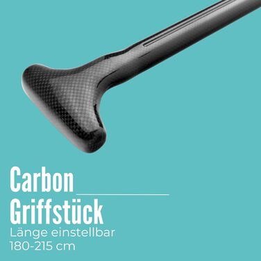 Дошки Glory FULL CARBON SUP Paddle, карбон, 180-220см, 3 частини