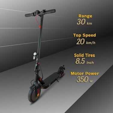 Електросамокат ZWHEEL E9 2023, ABE, 30 км, шини 8.5', 120 кг Max