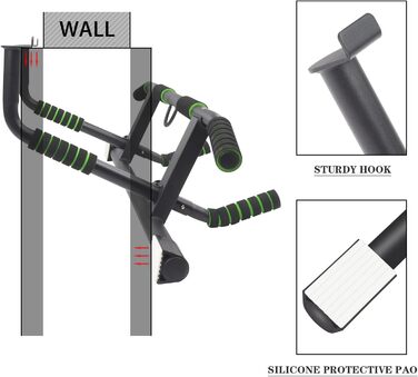 Турнік Gielmiy Pull-Up Bar Портативний без гвинтів, 200кг