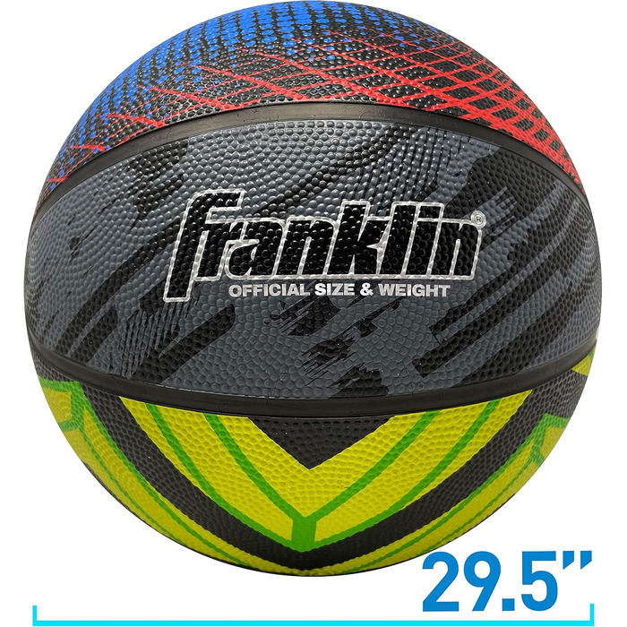 Гумовий баскетбольний м'яч Franklin Sports Grip-Rite 100