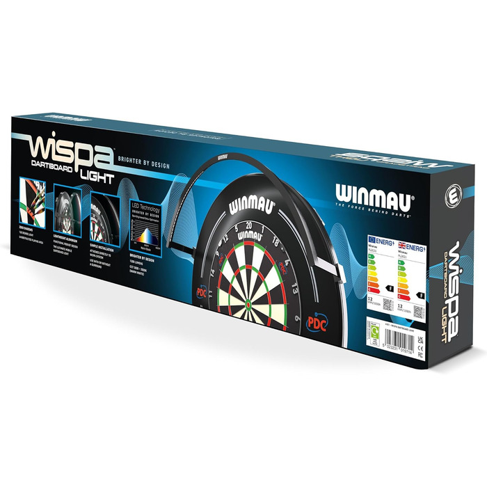 Освітлення для дартсу Winmau Wispa - сумісне зі звуковою системою