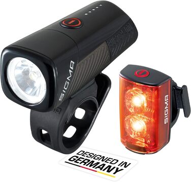 Велосипедний світлодіодний ліхтар Sigma Buster 400 TR.RL 80 LED USB, чорний, універсальний розмір
