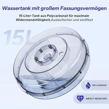 Домашній водяний гребний тренажер 15L, Bluetooth, додаток, тримач для планшета, ергономічне сидіння, вертикальне зберігання