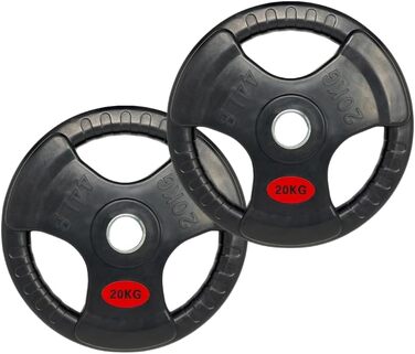 Набір пластин PH Fitness Premium Olympic Rubber Tri Grip 20 кг