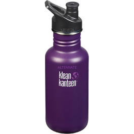 Пляшка для води Klean Kanteen Classic Зимова слива (матова) зі спортивним ковпачком 3.0 532мл