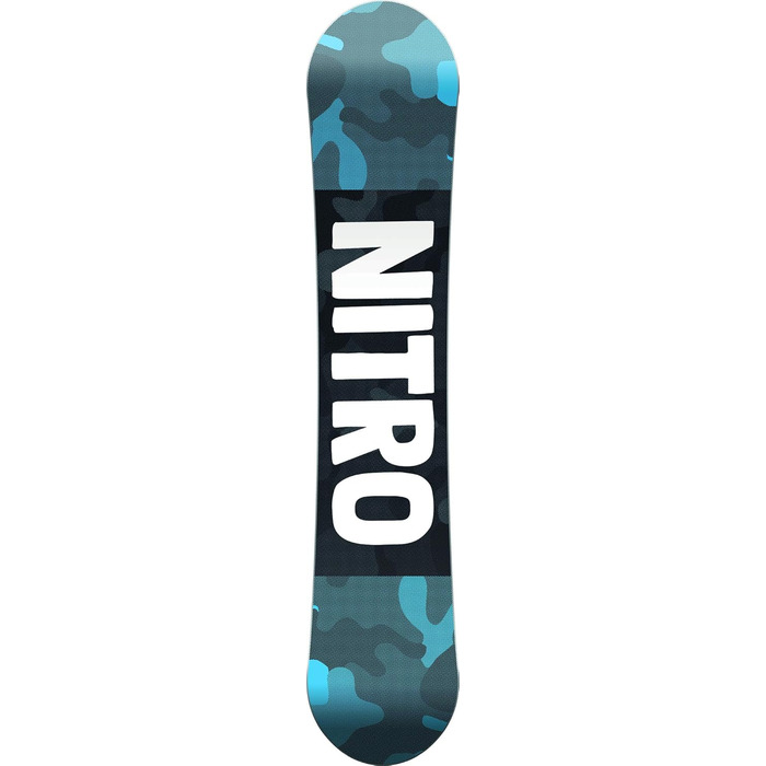 Сноуборд Nitro Snowboards Unisex Youth Kids Ripper '20 BRD All Mountain Freestyle Twin Board Сноуборд, багатокольоровий 137 см