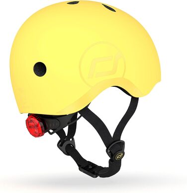 Дитячий шолом Scoot and Ride з регульованими ремінцями, матовим покриттям, LED-підсвіткою та м’якою флісовою підкладкою, розміри S/M