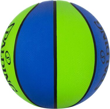 Баскетбольний м'яч Spalding Lay-Up Mini відкритий 55,9 см 65152A Розмір 3 синій / зелений