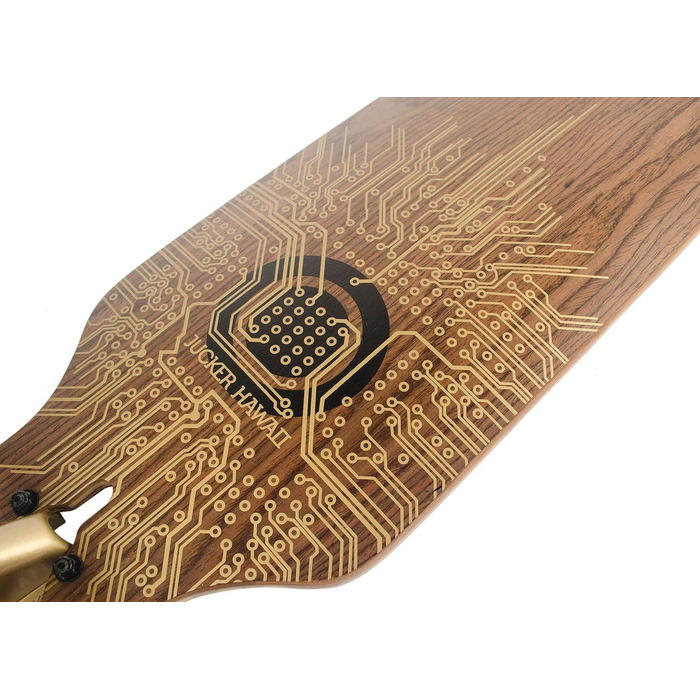 Лонгборд JUCKER HAWAII HOKU Special Edition, 2 рівня гнучкості, скловолокно, бамбук, клен, лімітовані дизайни
