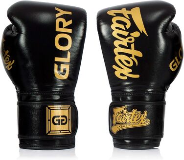 Рукавички для кікбоксингу Fairtex Glory Limited Edition (14 унцій, чорні BGVG1)