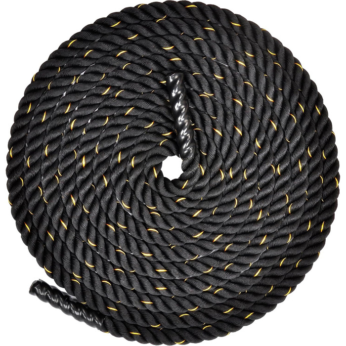 Фірмова фітнес Battle Rope Poly Dacron, 3,8 см х 9,2/12,4/15,2 м