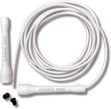 Скакалка Elevate Speed Rope MAX 5 мм, професійна, міцний ПВХ з нейлоновим сердечником, довжина 3 м, посилені ручки