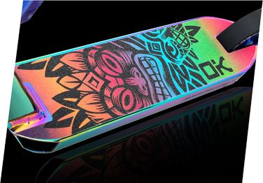 Трюковий самокат SOKE PRO Street Neo Chrome Kick Scooter з кульковим підшипником ABEC 9 Самокат Скутер для дорослих та дітей SOKE