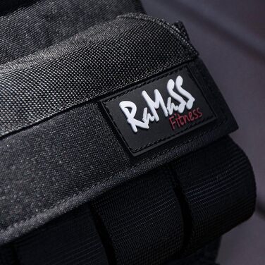 Жилет RAMASS Fitness Weight Vest, ваговий жилет 1кг - 20 кг, знімні металеві обважнювачі, ідеально підходять для гімнастики, силових тренувань, обладнання для чоловіків і жінок