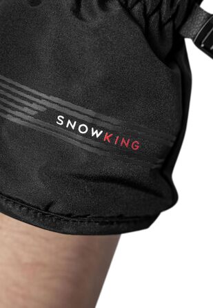 Рукавички Reusch Snow King Унісекс чорно-білі 9.5