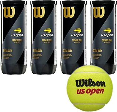 Тенісні м'ячі Wilson US Open, 12 шт. одиночний