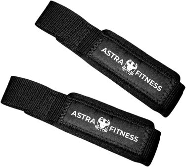 Astra Fitness Допоміжні засоби для підняття - Неопрен/Бавовна, 45,7 см, чорний