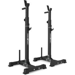 Багаторівневі стійки для штанги Marbo Sport MS-S108 (2 шт) з підставкою, дві варіанти, вироблено в ЄС