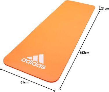 Килимок для фітнесу Adidas - 7/10 мм для гімнастики та вправ