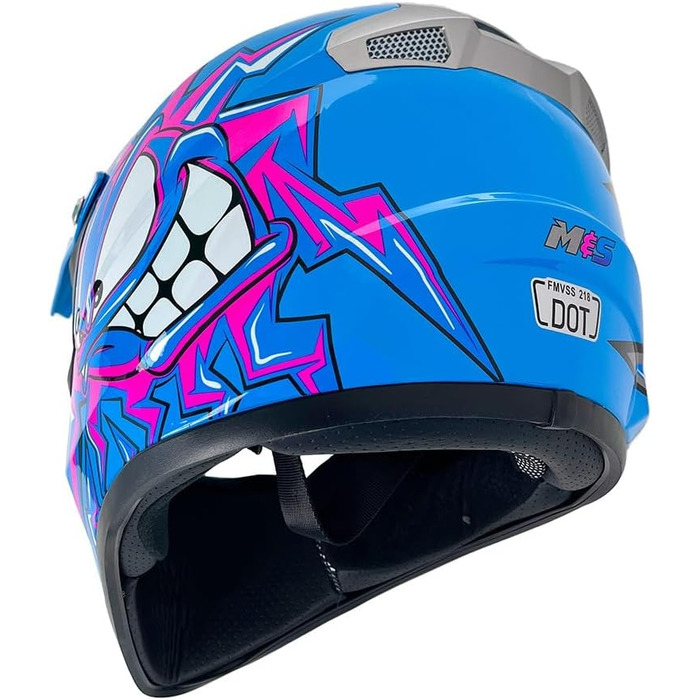 Дитячий мотокросовий шолом Fullface для MTB, ABS, з рукавицями, маскою та окулярами, для мотокросу, ендуро, ATV, Downhill