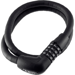 Кодовий велосипедний замок ABUS Steel-O-Flex Tresorflex 6615C, сталевий трос із захисними сталевими втулками, рівень безпеки 5