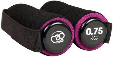 Гантелі Fitness Mad Pro 0.75 кг фіолетові для фітнесу