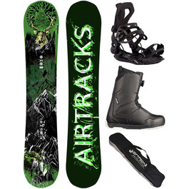 Комплект сноуборду Airtracks Forest King Carbon Wide Hybrid Rocker