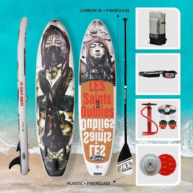 Надувна SUP-дошка JBAY.Zone з комплектом аксесуарів для веслування стоячи