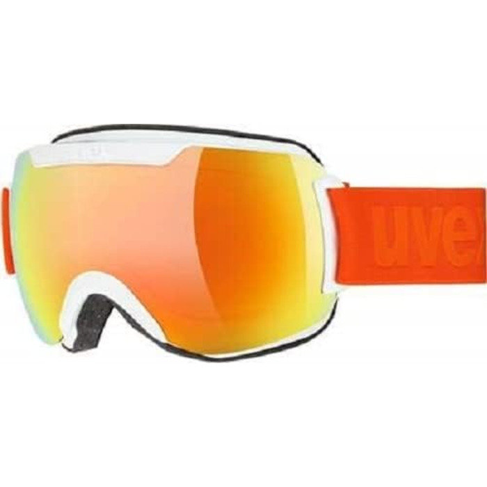 Гірськолижні окуляри Uvex Unisex Downhill 2000 Cv () (одного розміру, білий/рожево-помаранчевий)