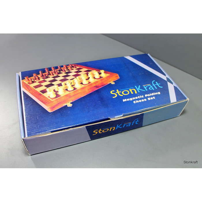 Настільний ігровий набір StonKraft Travel Magnetic Chess дерев'яний