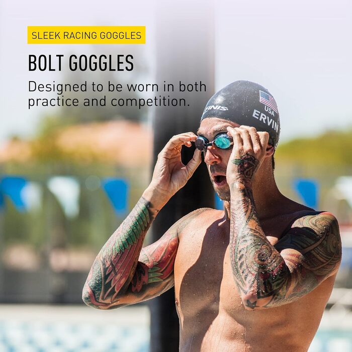 Окуляри для плавання FINIS Bolt One size дзеркальні срібні