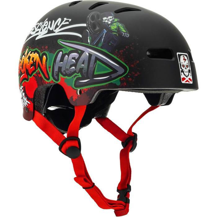 Шолом Broken Head для скейтборду, велосипеда, MTB, BMX, регульований розмір