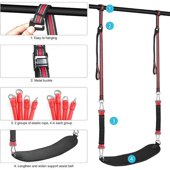 Набір фітнес-гумок Pull-up Assist Bands для всього тіла