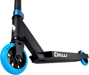 База для скутера Chilli Pro Neon Blue Синій трюковий самокат для початківців