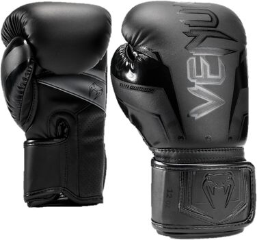 Боксерські рукавички Venum Elite Evo 14 унцій, чорні