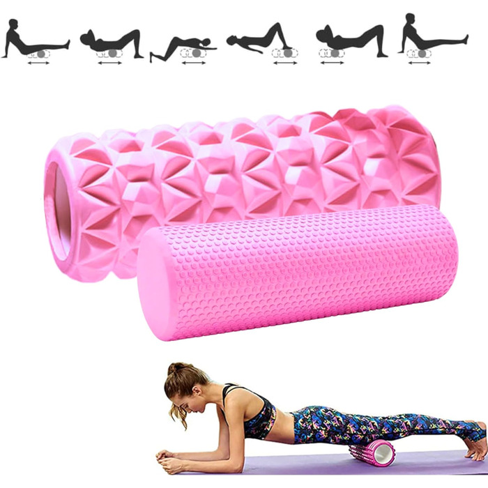 Фітнес-масажний ролик для тригерних точок, 2 шт., Foam Roller"