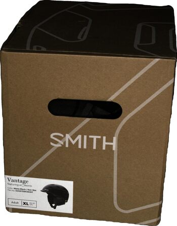 Шолом Smith Vantage для чоловіків та жінок Шолом для дорослих для снігових видів спорту з технологією MIPS зональне покриття Koroyd легкий захист для катання на лижах та сноуборді MATTE BLACK XL