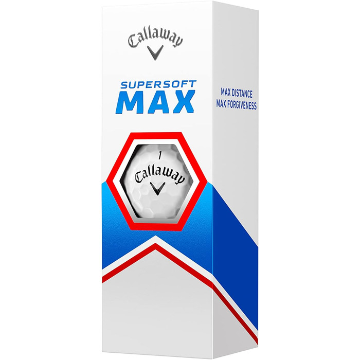 М'ячі Callaway Supersoft Max для гольфу, 12 шт.