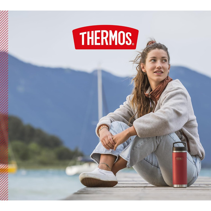 Пляшка Thermos Icon 710 мл, темно-сіра, нержавіюча сталь, ізольована