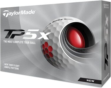 М'ячі для гольфу TaylorMade TP5 2021, білі