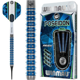 Набір дротиків WINMAU Poseidon сталевий наконечник 23г-25г з прольотами