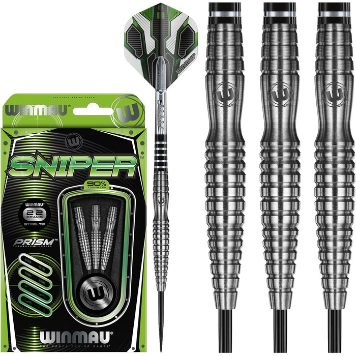 Стрiли для дротиків Winmau Sniper Professional вольфрамові (22 г)